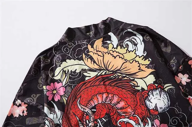 Red Dragon Kimono Jacket