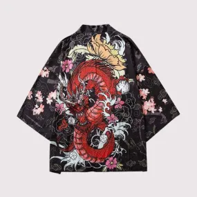 Red Dragon Kimono Jacket