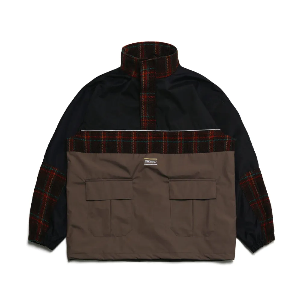 RTR ANORAK JACKET CHECK BLACK