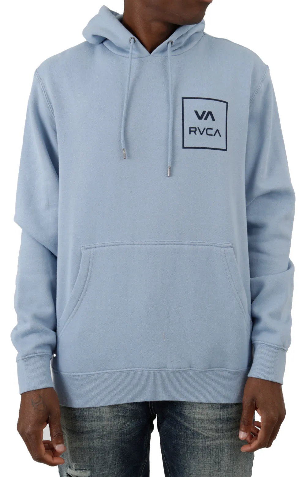 RVCA All The Way Ash Blue Pullover Hoodie