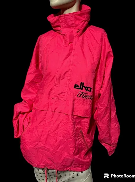 Secondhand/ Vintage Pink Ski Anorak Windbreaker   #W25   Includes AUS Postage