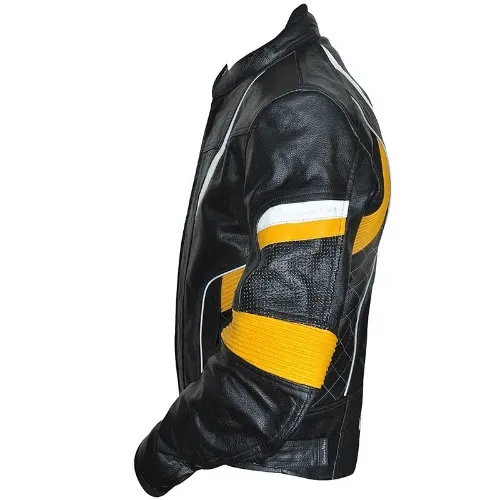 Sedici Chicane Leather Motorcycle Jacket