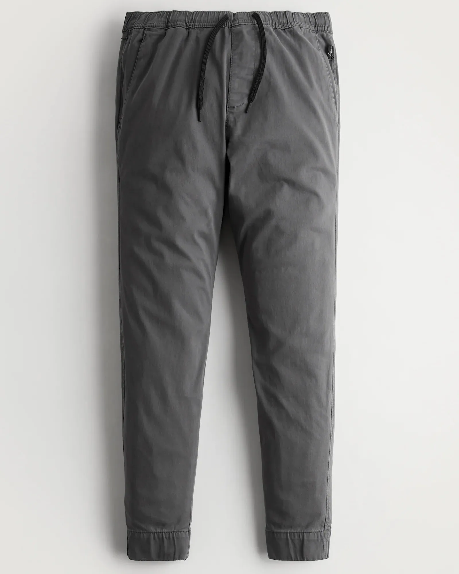 Steel Grey Twill joggers