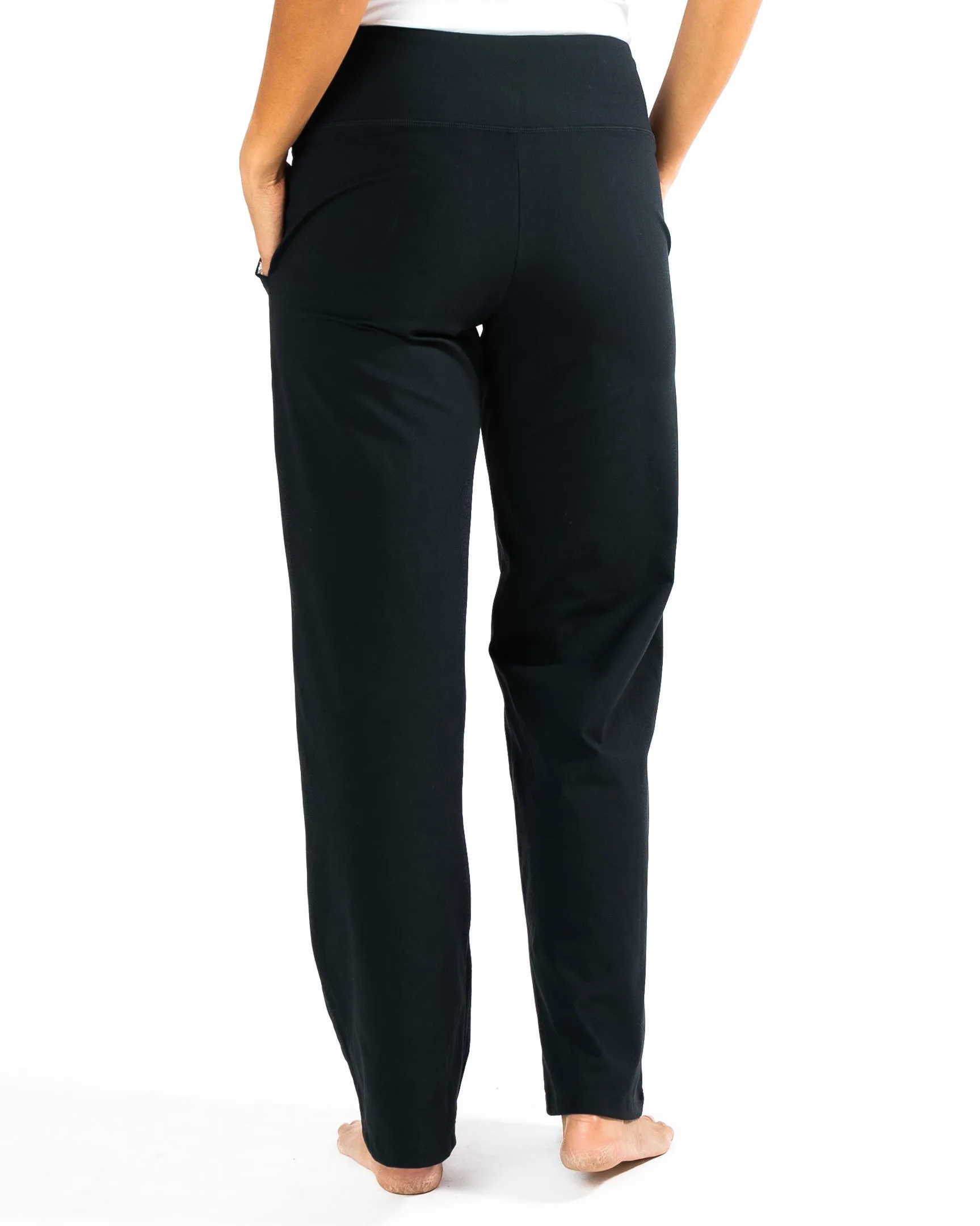 Studio Skin Straight Leg Pant (Multi-Lengths) - Black