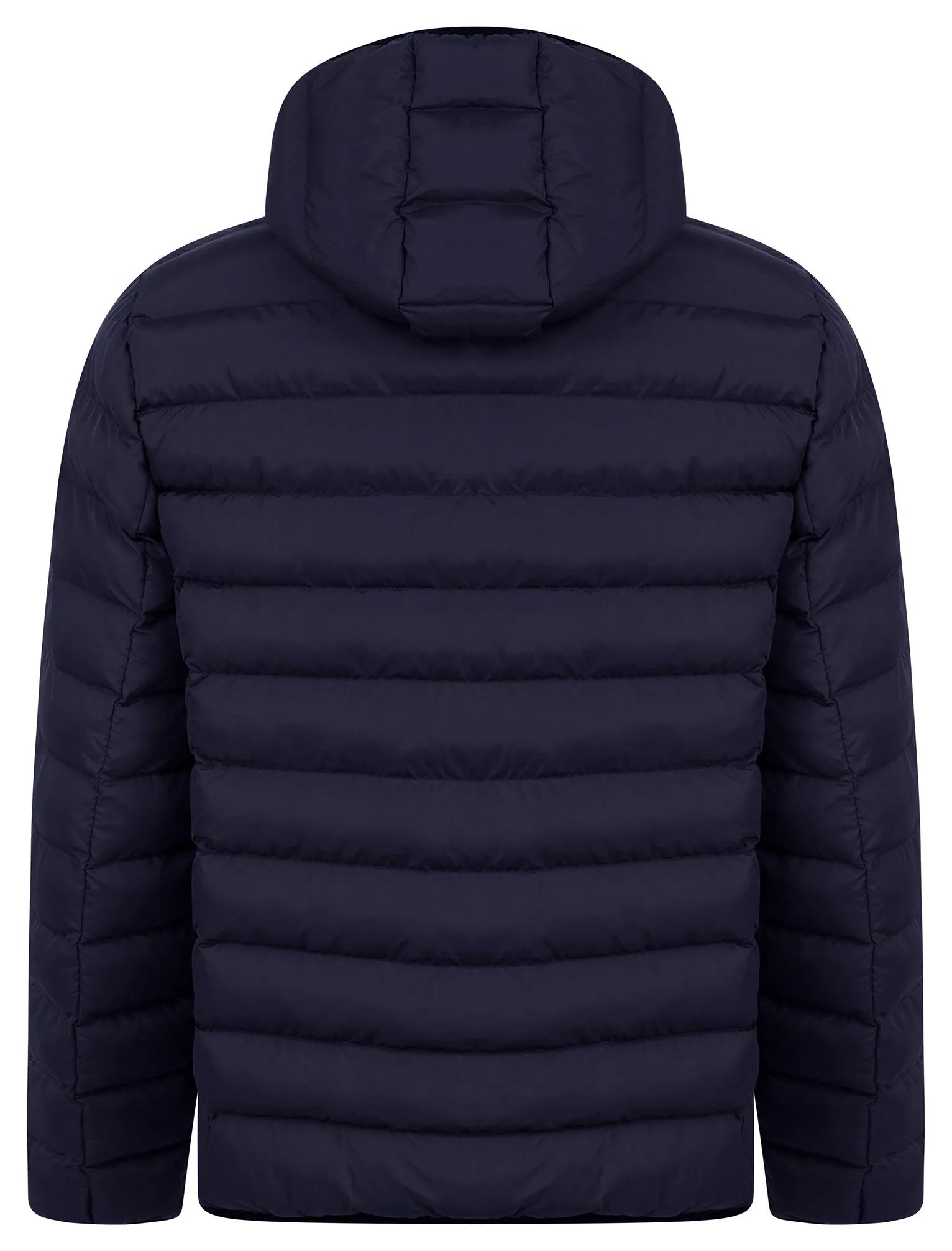 Tamary Quilted Puffer Jacket with Hood in Sky Captain Navy - Tokyo Laundry