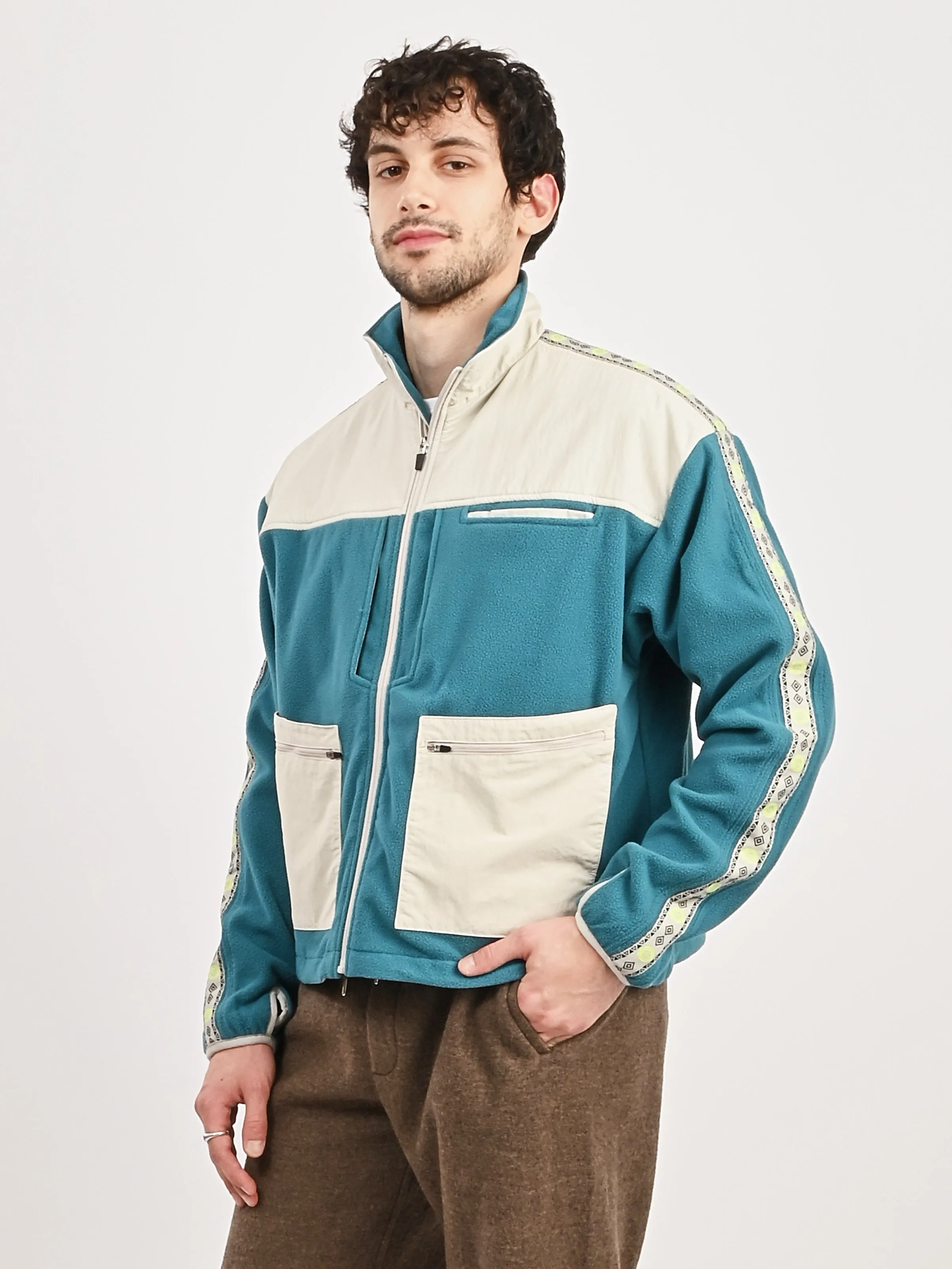 Teal/Grey Pamona Winter Running Jacket