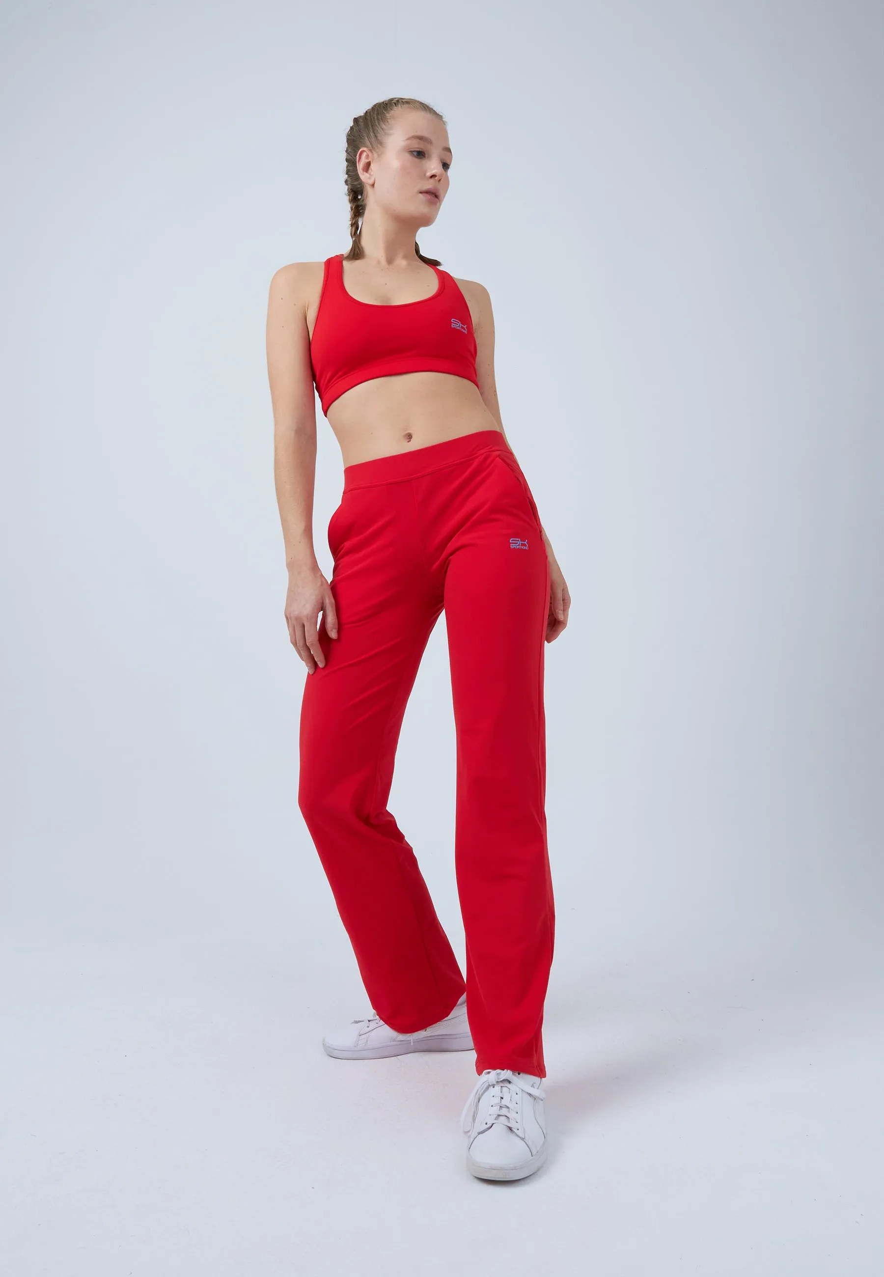 Tennis Tracksuit Pants, red