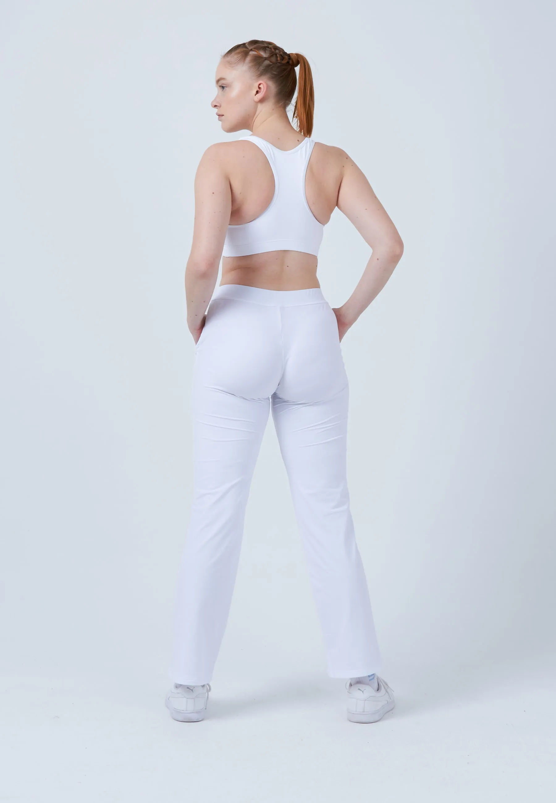 Tennis Tracksuit Pants, white