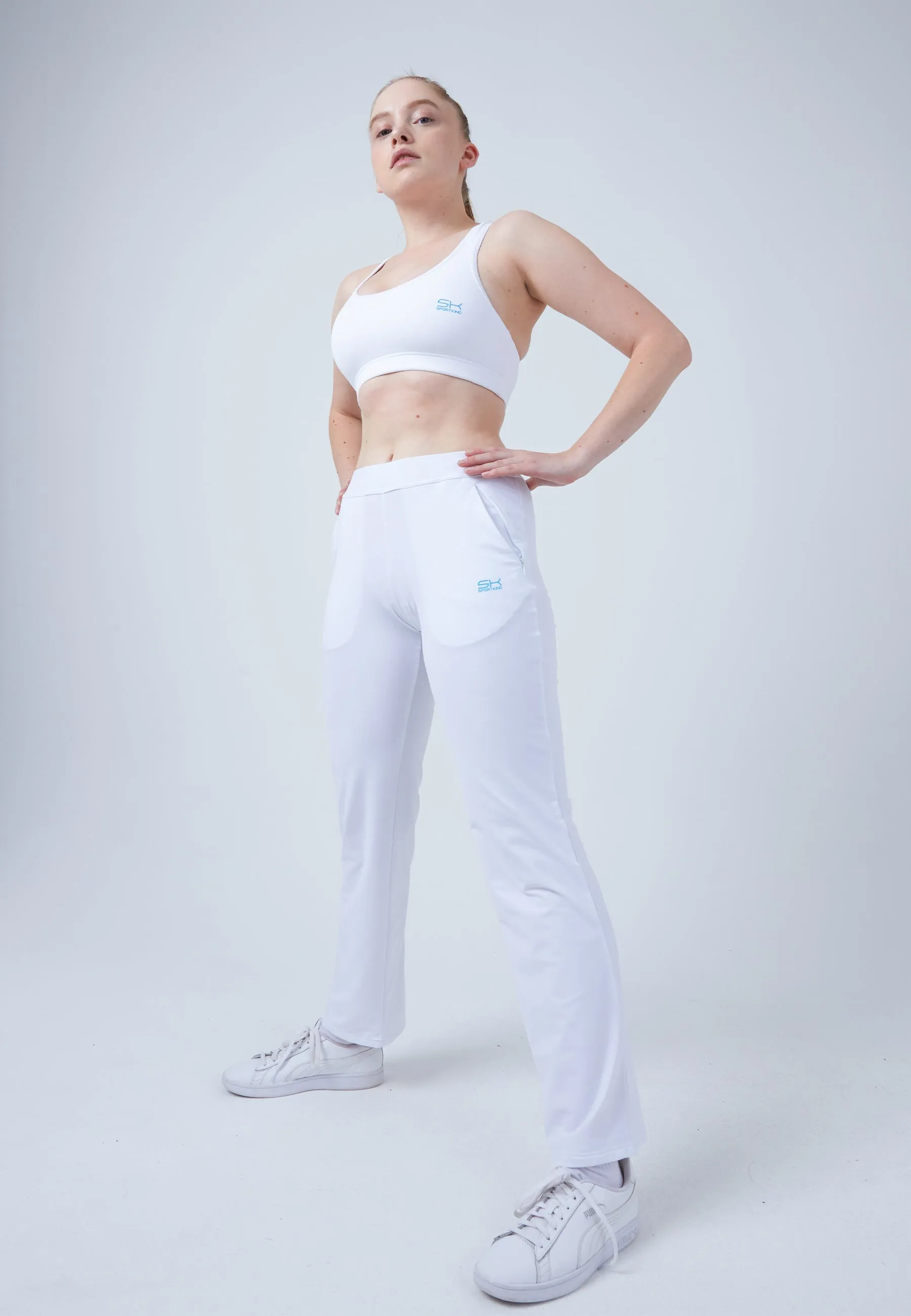 Tennis Tracksuit Pants, white