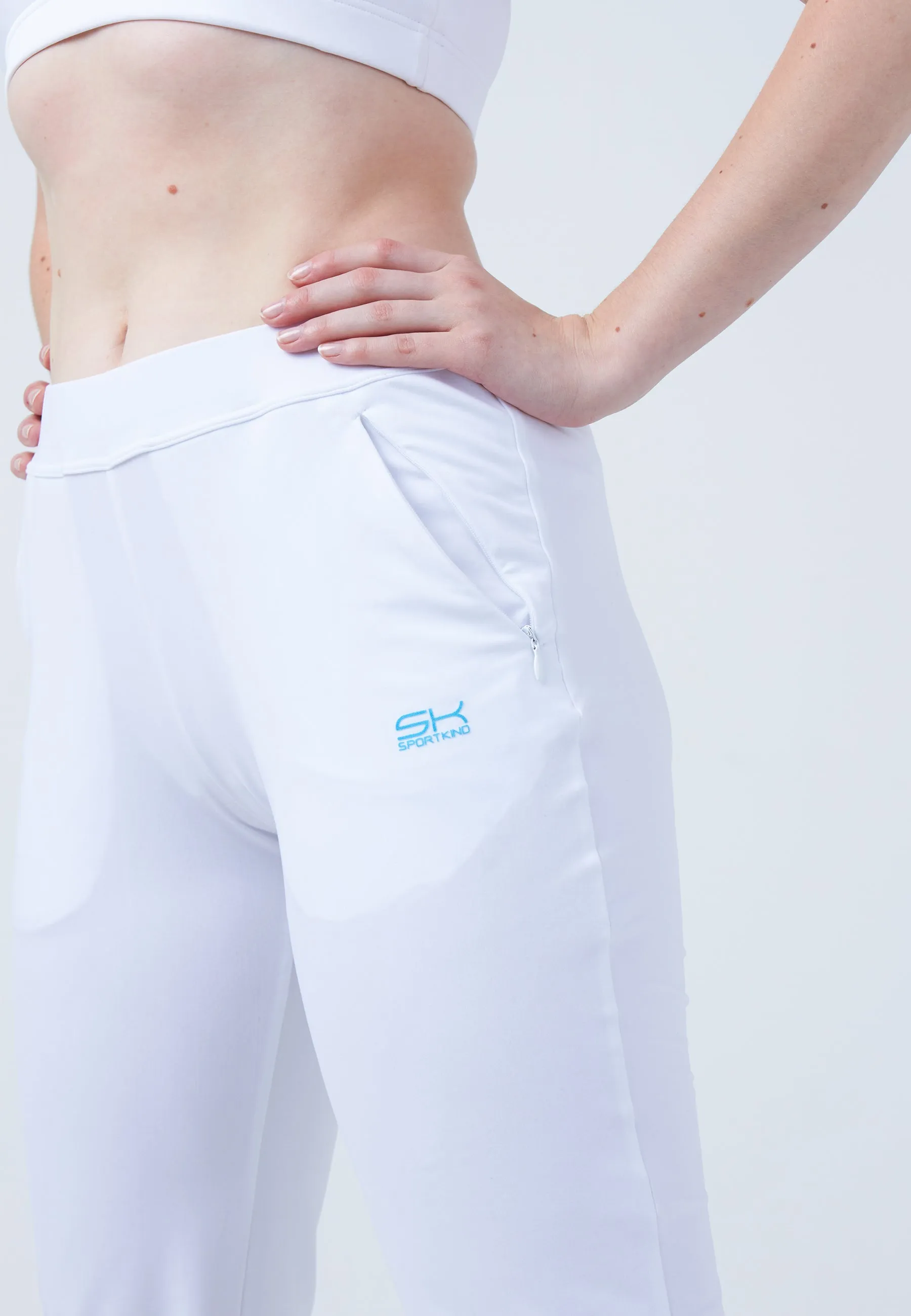 Tennis Tracksuit Pants, white