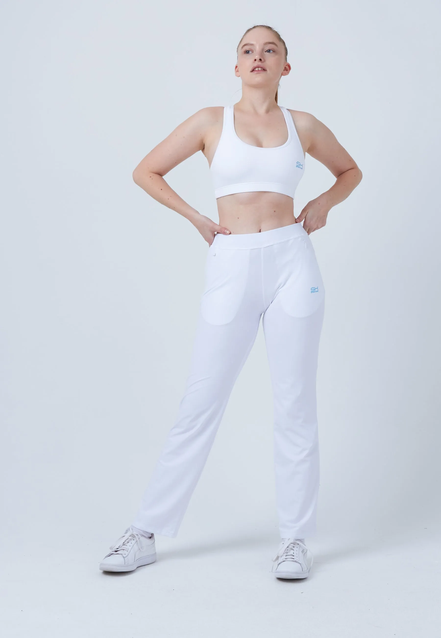 Tennis Tracksuit Pants, white