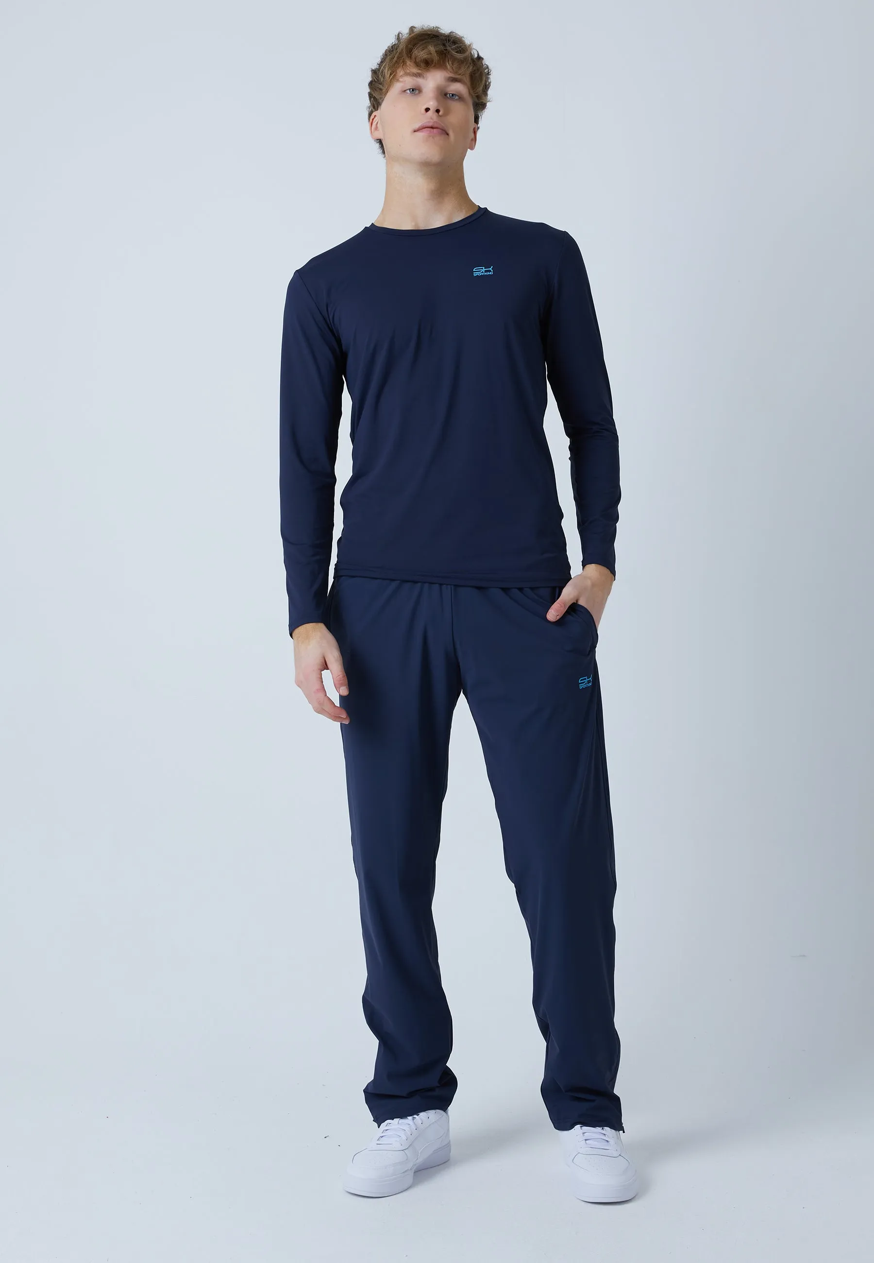 Tennis Woven Tracksuit Pants, navy blue