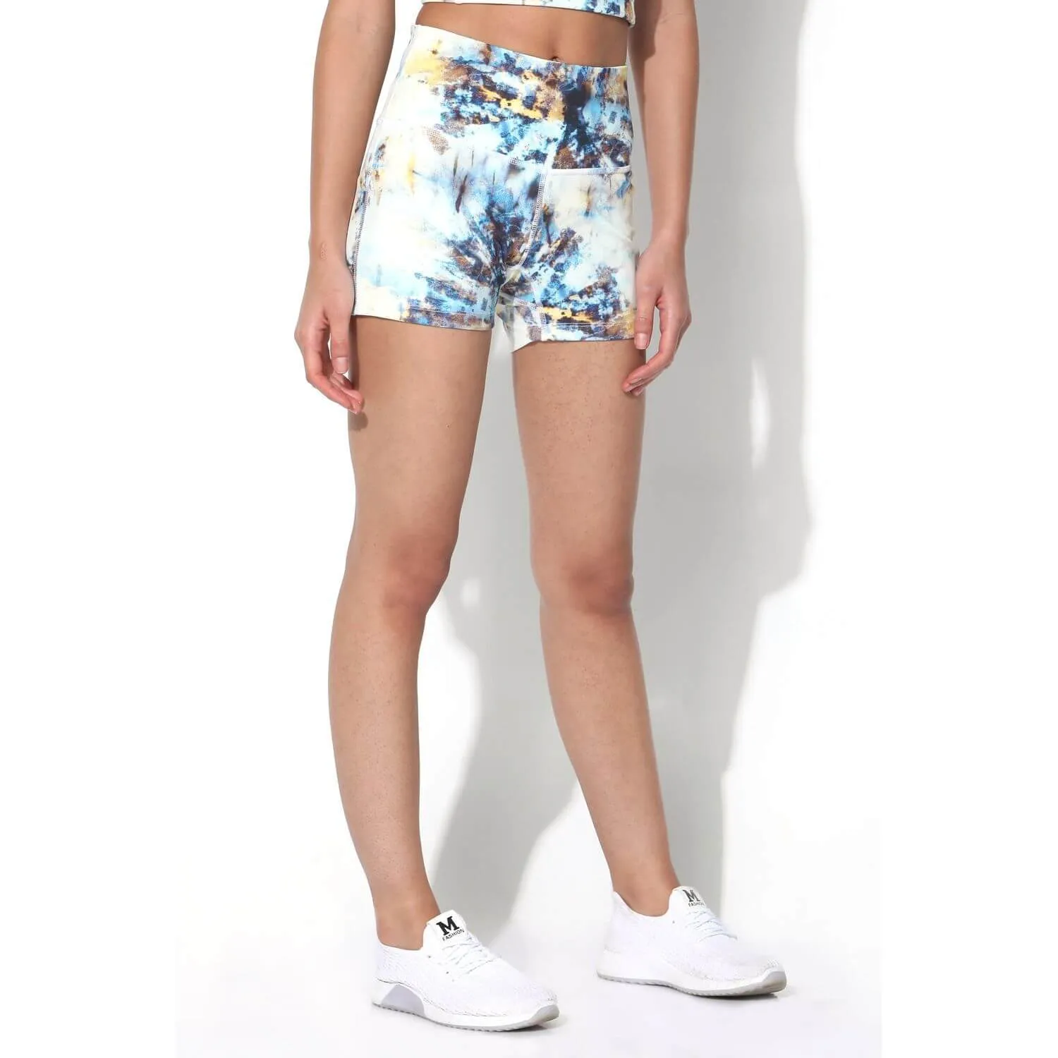 Tie Dye Printed Flex Shorts