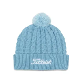 Titleist Cable Knit Pom Beanie