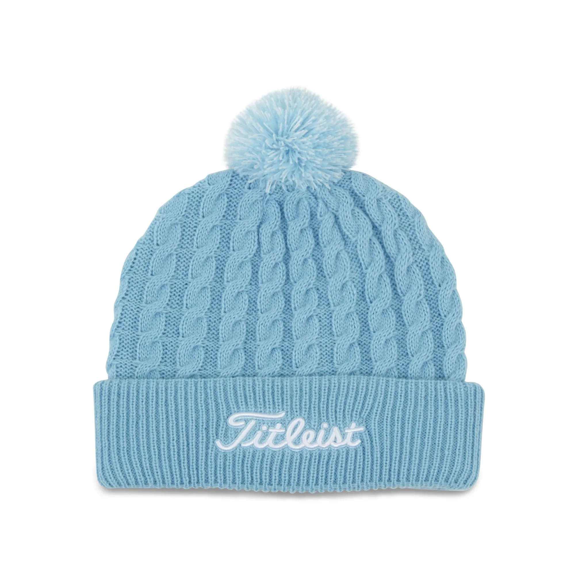 Titleist Cable Knit Pom Beanie