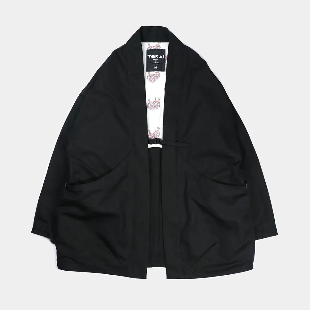 TOKAI 'POSHBOY' KIMONO COVERALL JACKET -BLACK-