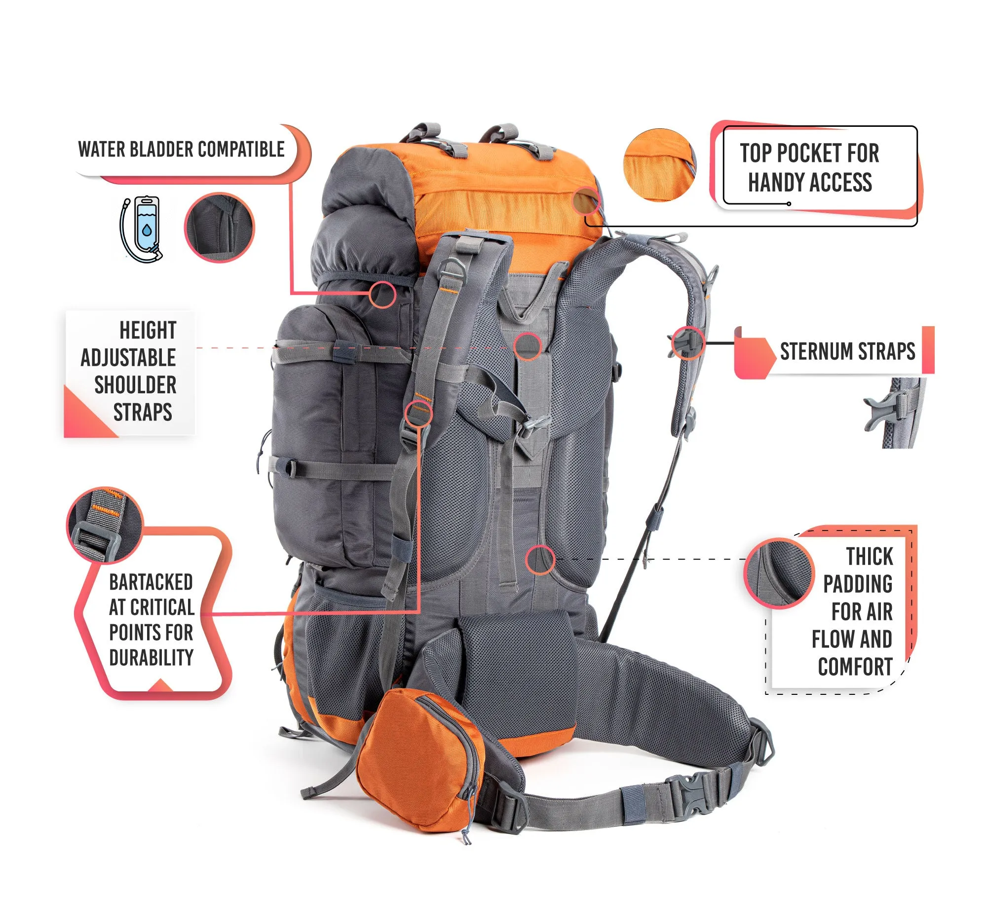 Tripole Walker 65 Litre - Trekking and Backpacking