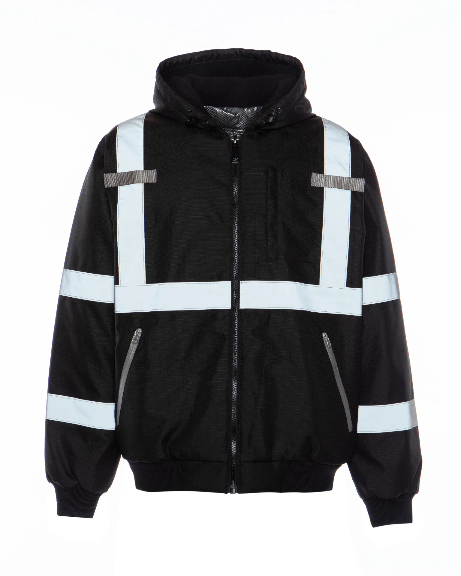 UPA889 HiVis Men's Warm Up Bomber Jacket