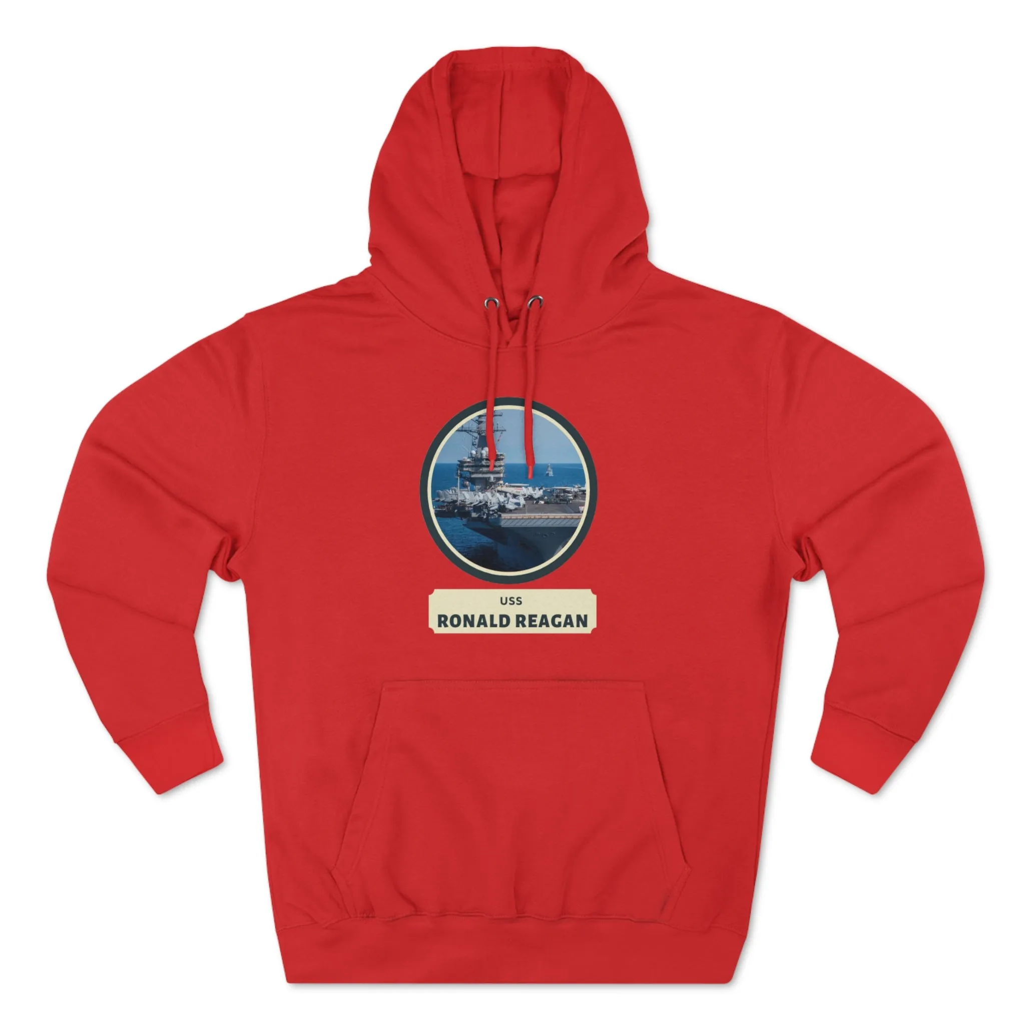 USS ronald reagan United States Ships POD Unisex Premium Pullover Hoodie