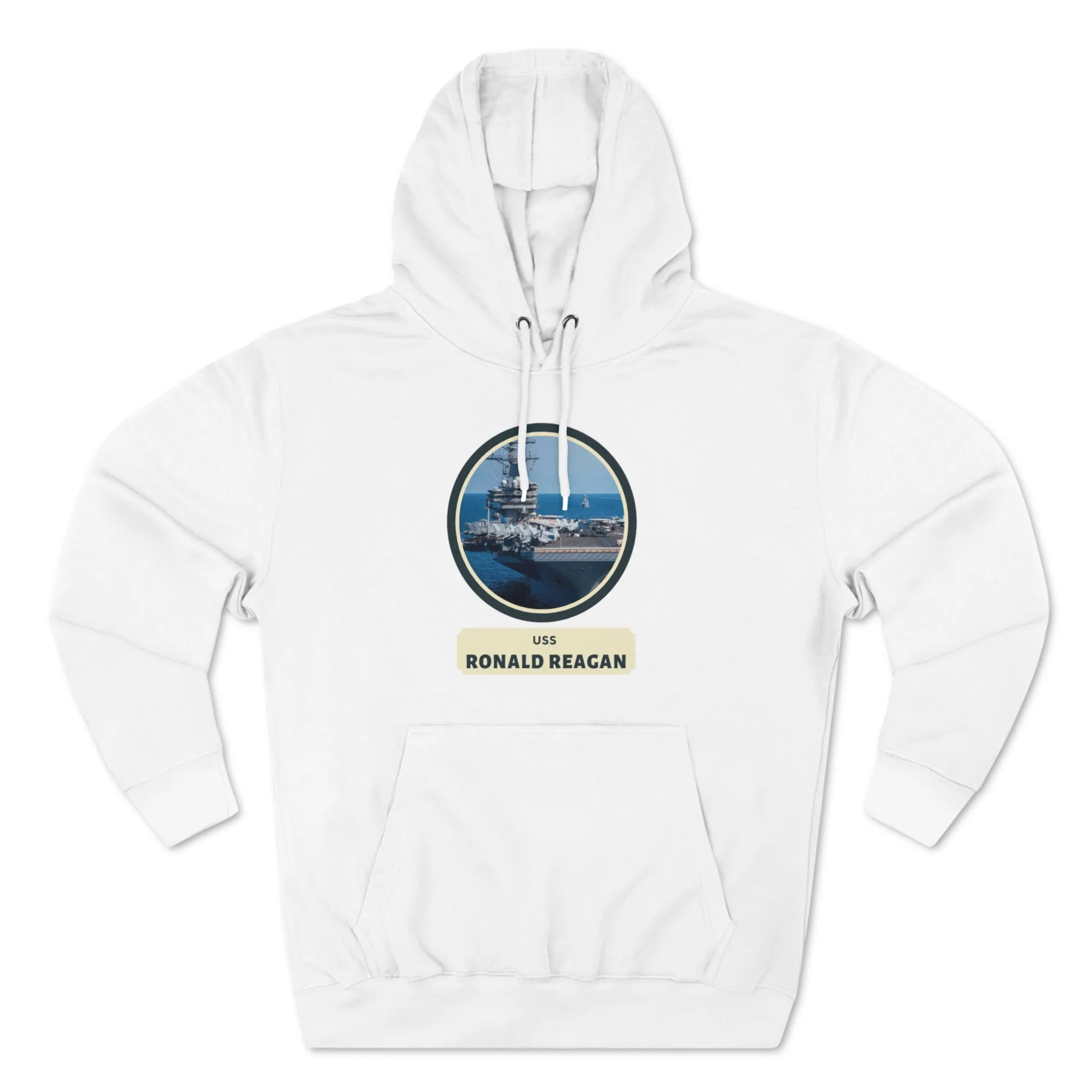 USS ronald reagan United States Ships POD Unisex Premium Pullover Hoodie