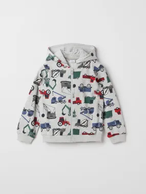 Vehicle Print Kids Hoodie