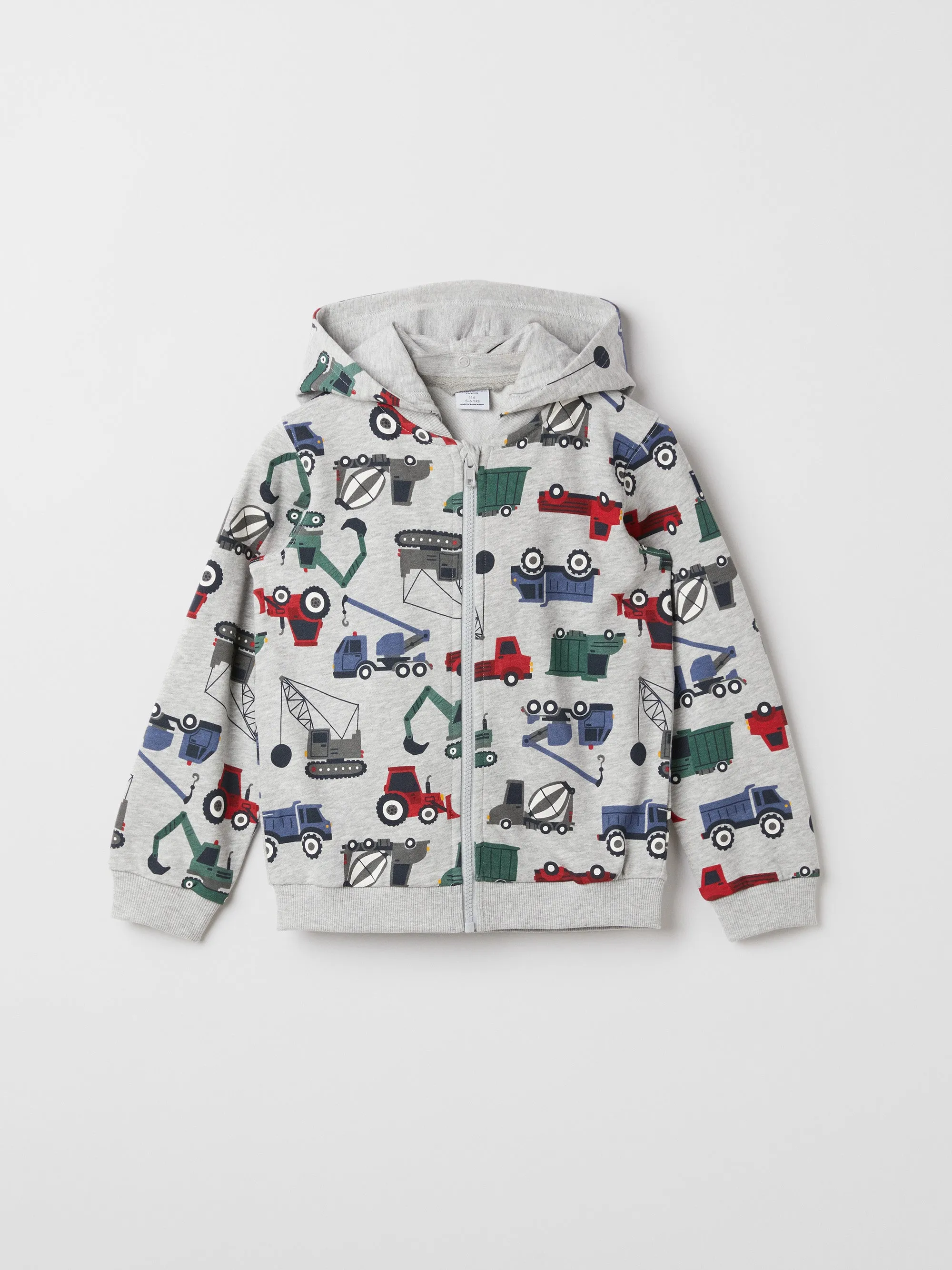 Vehicle Print Kids Hoodie