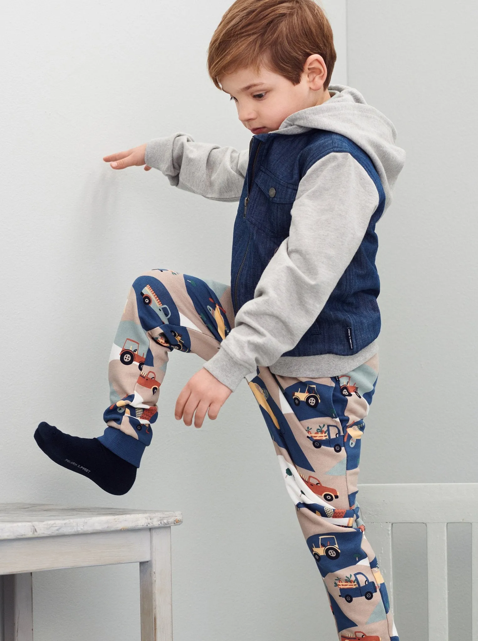 Vehicle Print Kids Joggers