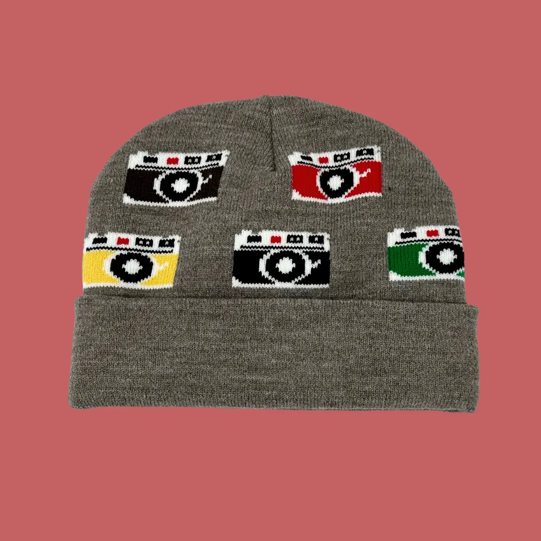 Vintage Camera Beanie