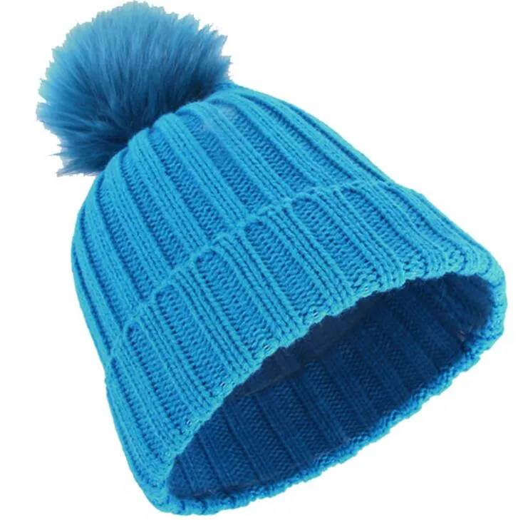 Warm Slouchy Knit Beanie Cap For Women