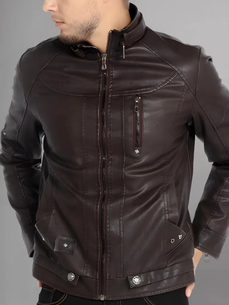 Wilmer Black Leather Jacket