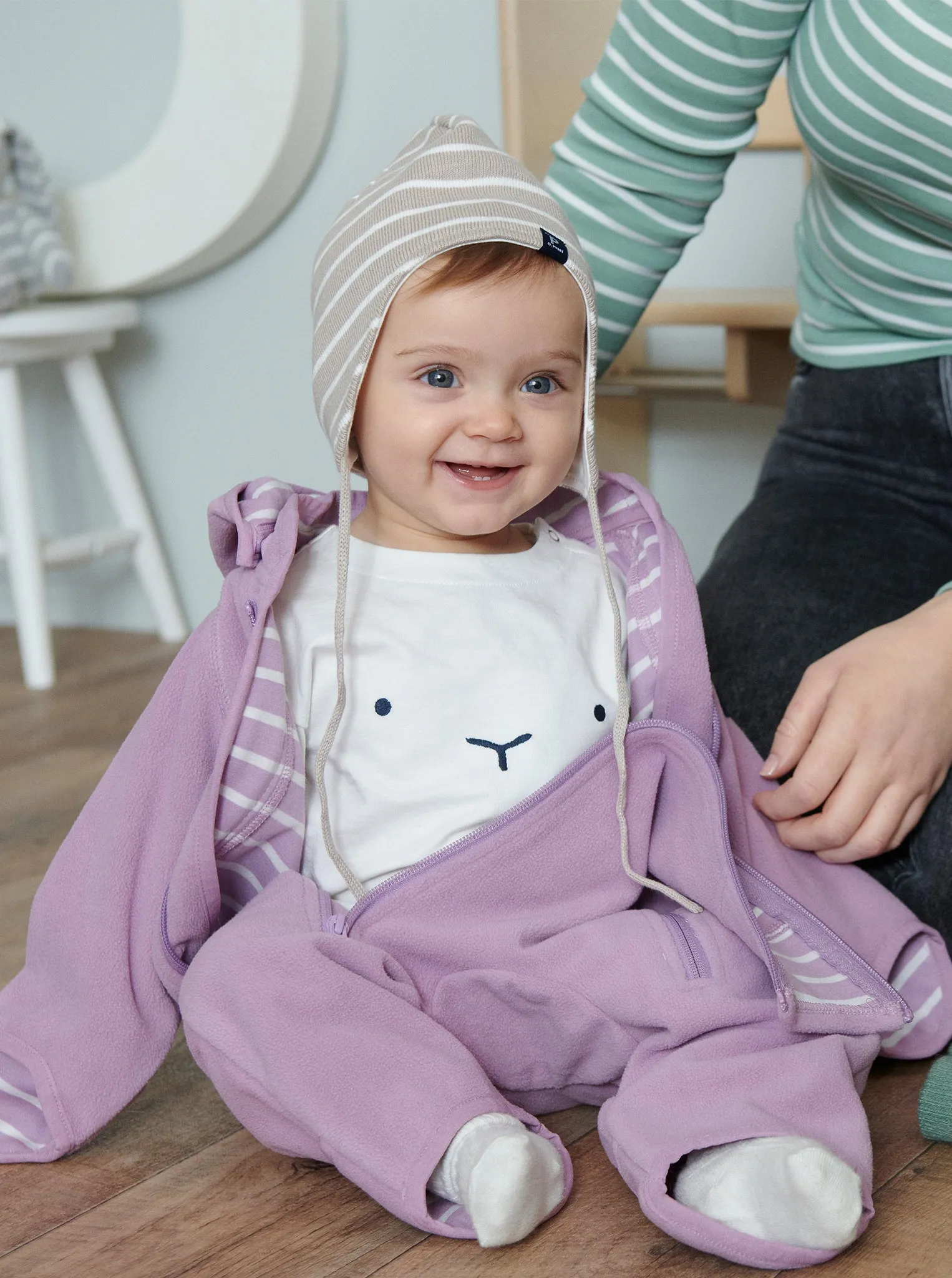 Windproof Fleece Baby Pramsuit