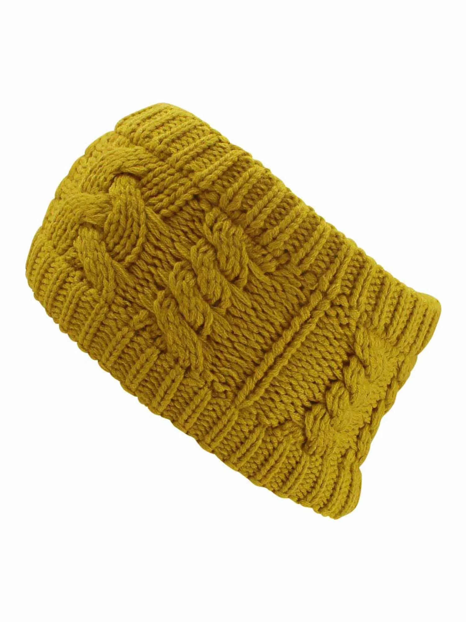 Winter Cable Knit Wide Headband