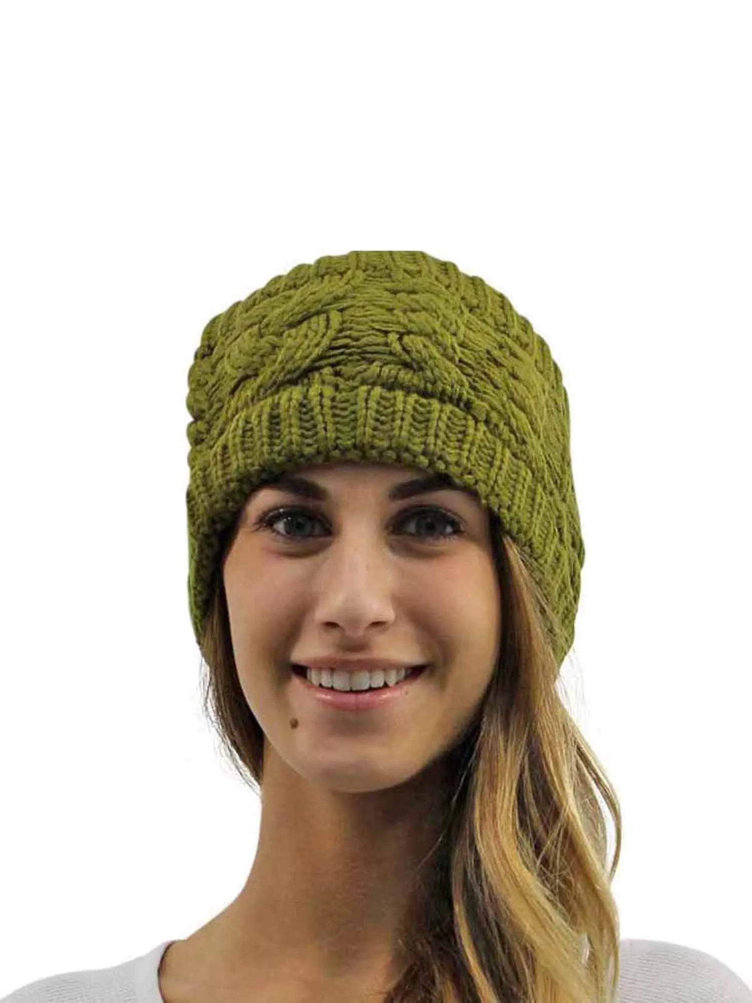 Winter Cable Knit Wide Headband