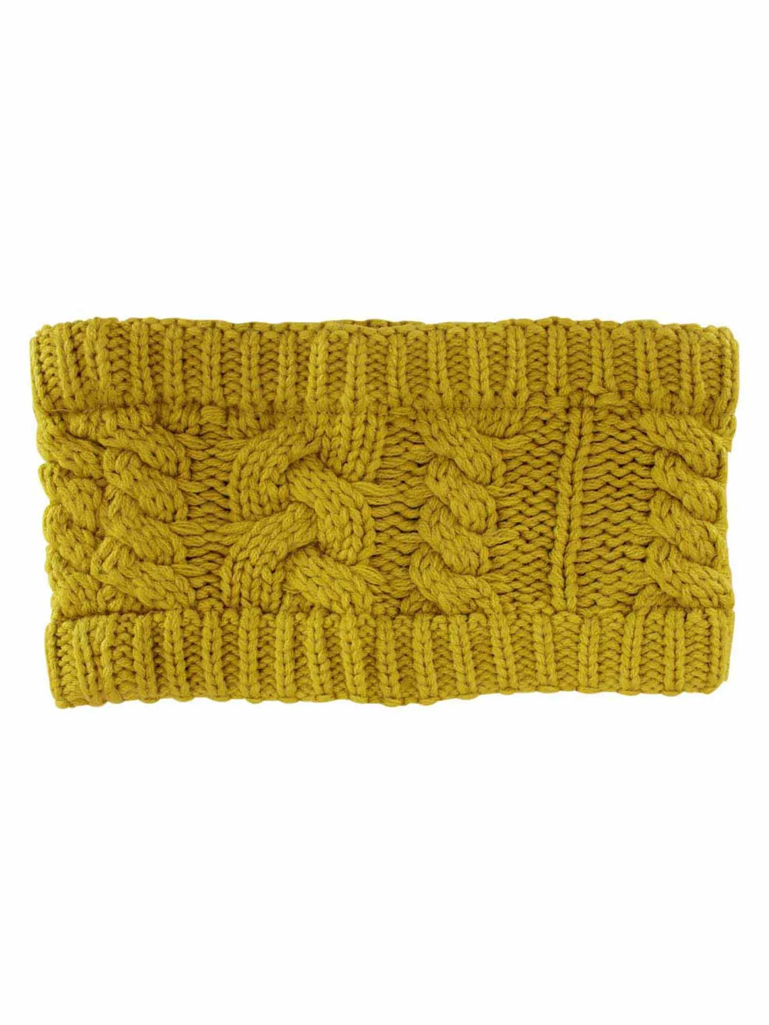 Winter Cable Knit Wide Headband