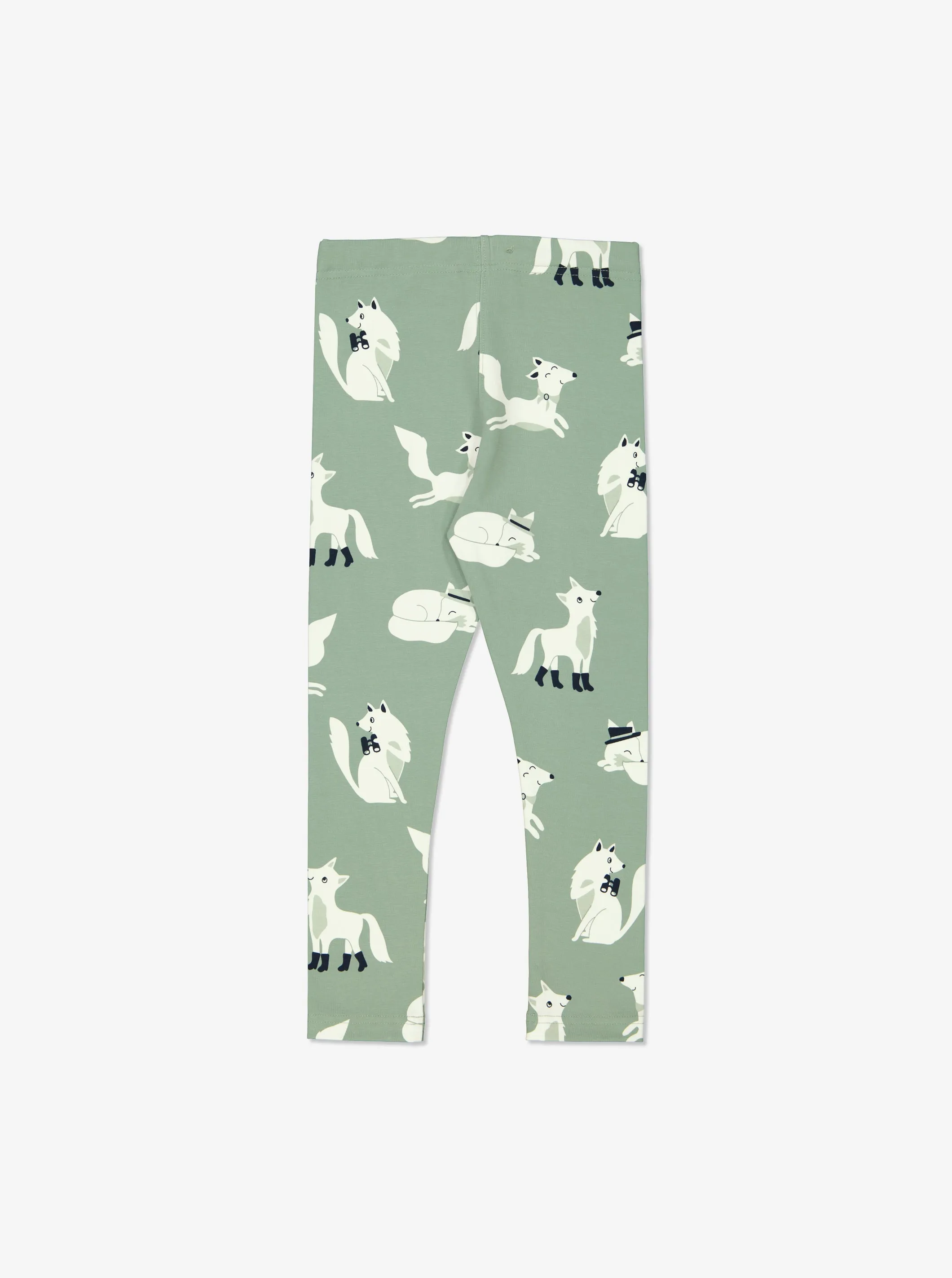 Wolf Print Kids Leggings