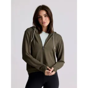 Women's Bamboo Lightweight Fleece Zip Hoodie