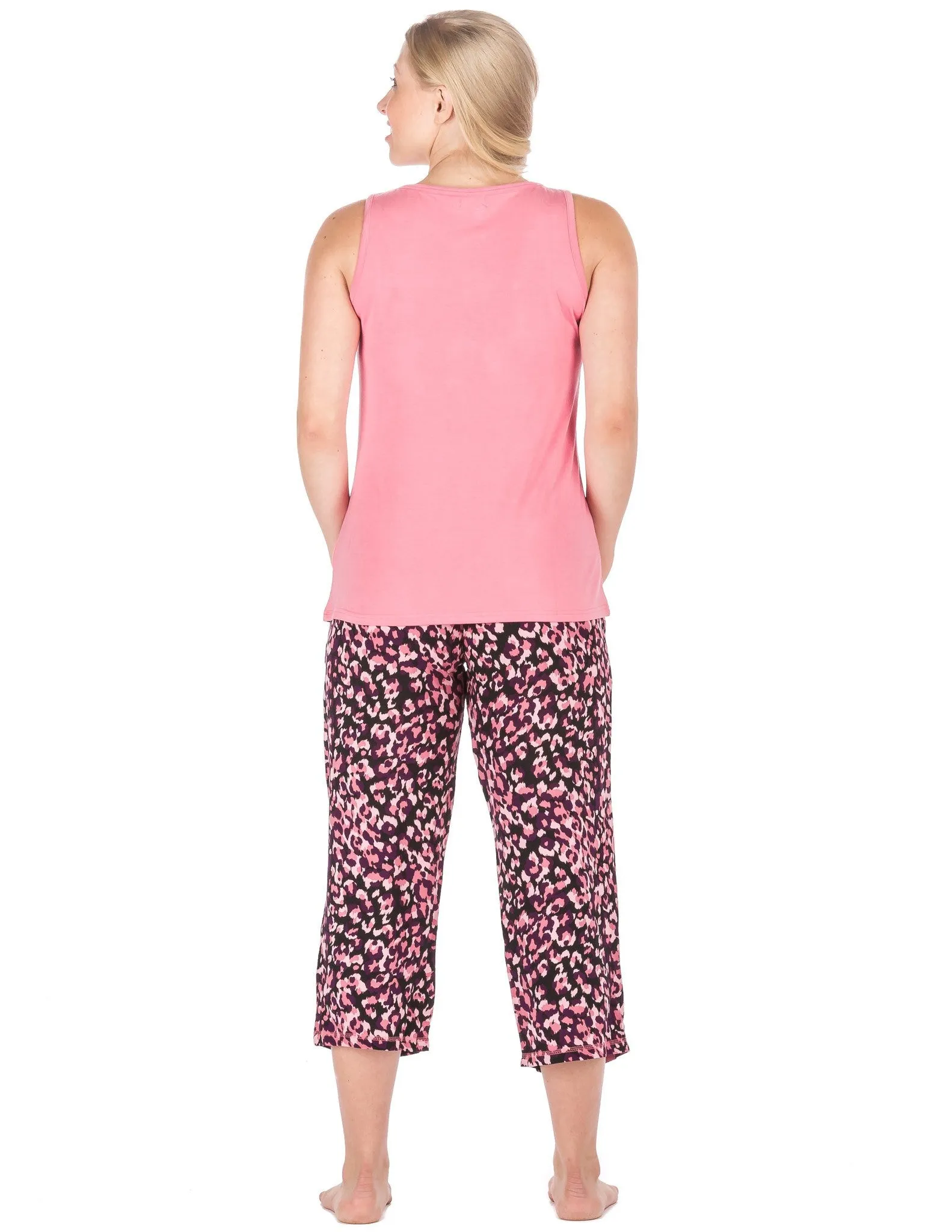 Women's Cool Breeze Woven Capri Lounge Set