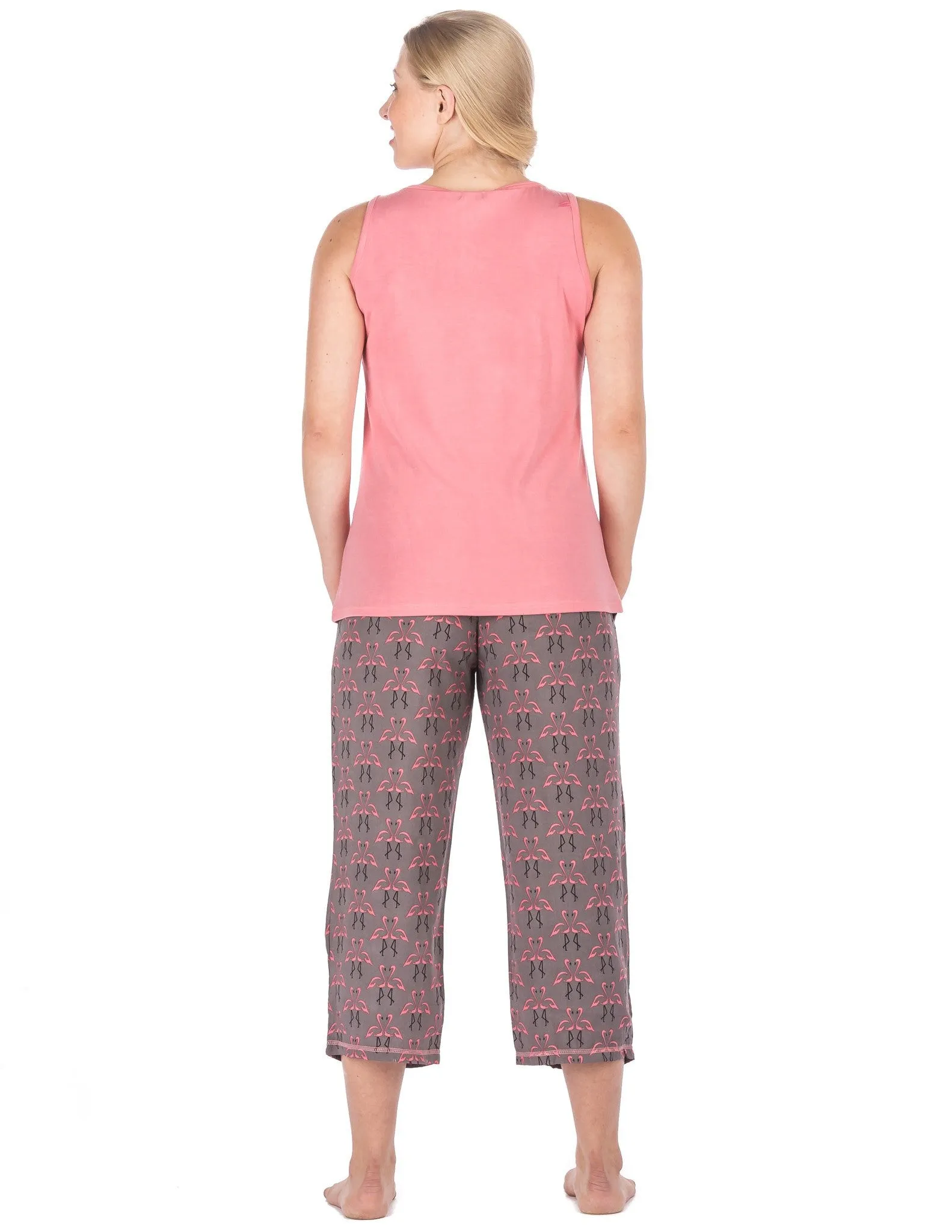 Women's Cool Breeze Woven Capri Lounge Set