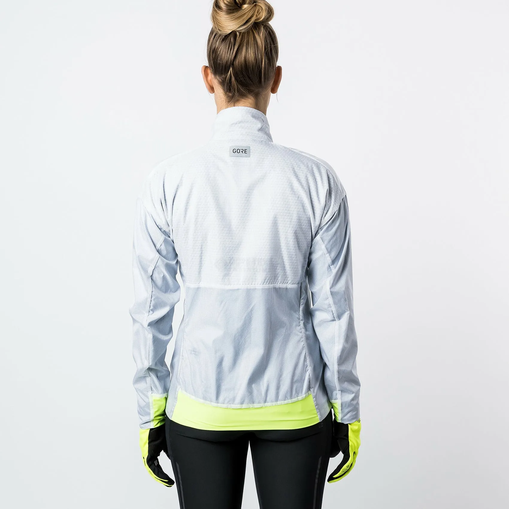 Women's Drive Jacket - White/Neon Yellow