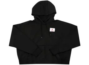 Women's Jordan Flight Fleece Pullover Hoodie in Black