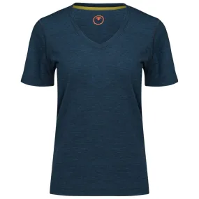 Womens Merino 150 V-Neck Tee (Petrol)