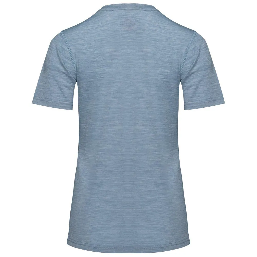 Womens Merino 150 V-Neck Tee (Sky)