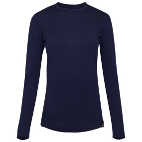 Womens Merino 180 Long Sleeve Crew (Navy)