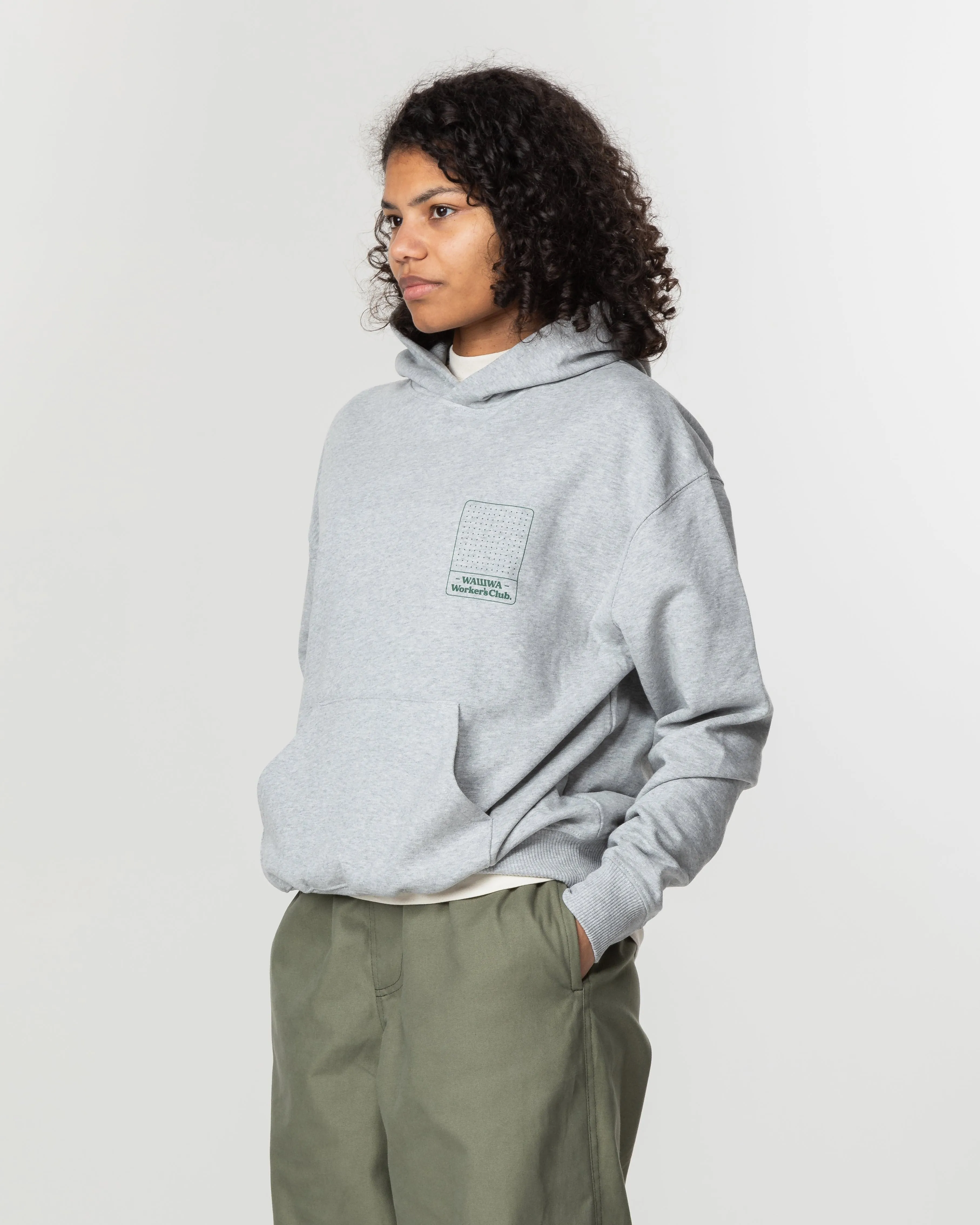 Worker's Hoody - Grey Marl