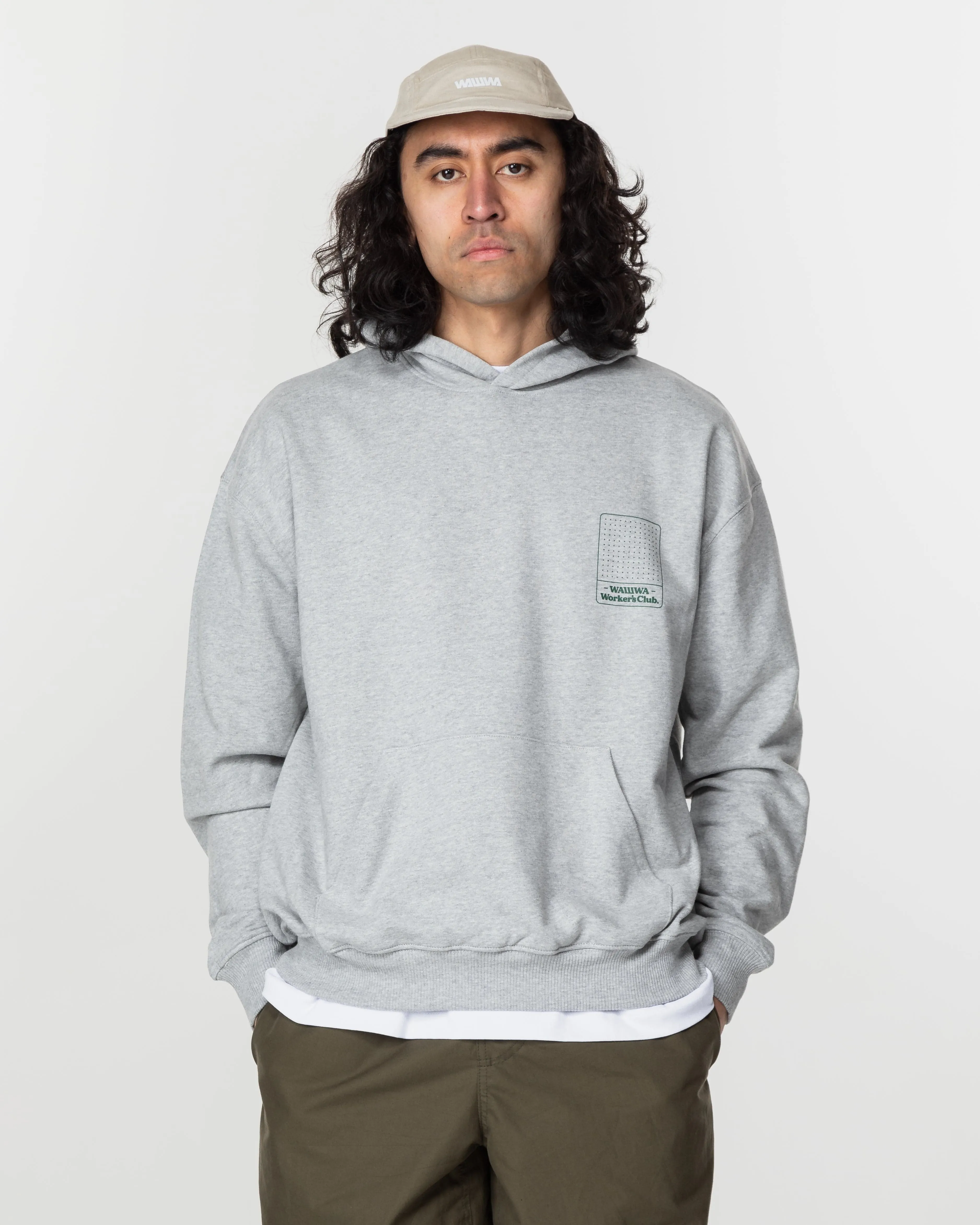 Worker's Hoody - Grey Marl