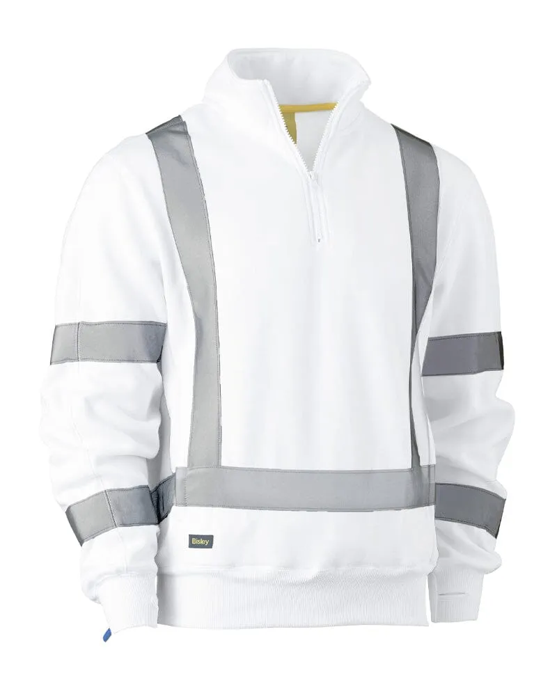 X Taped Quarter Zip Fleece Pullover * - White