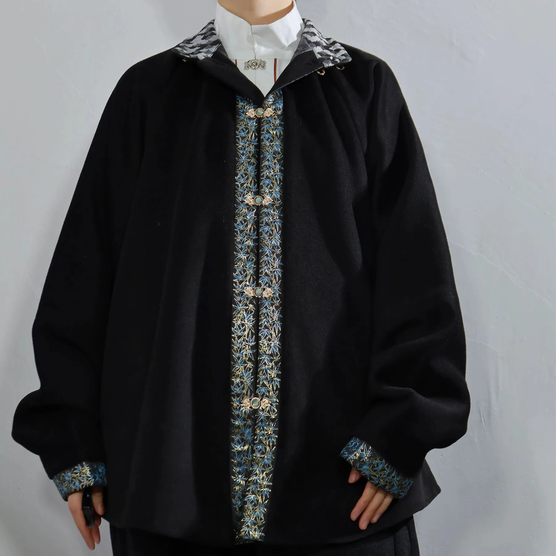 Xiang Li 相里 Freeze Frame Ming Dynasty Men's & Unisex Liling Duijin Ao Standing Collar Winter Top