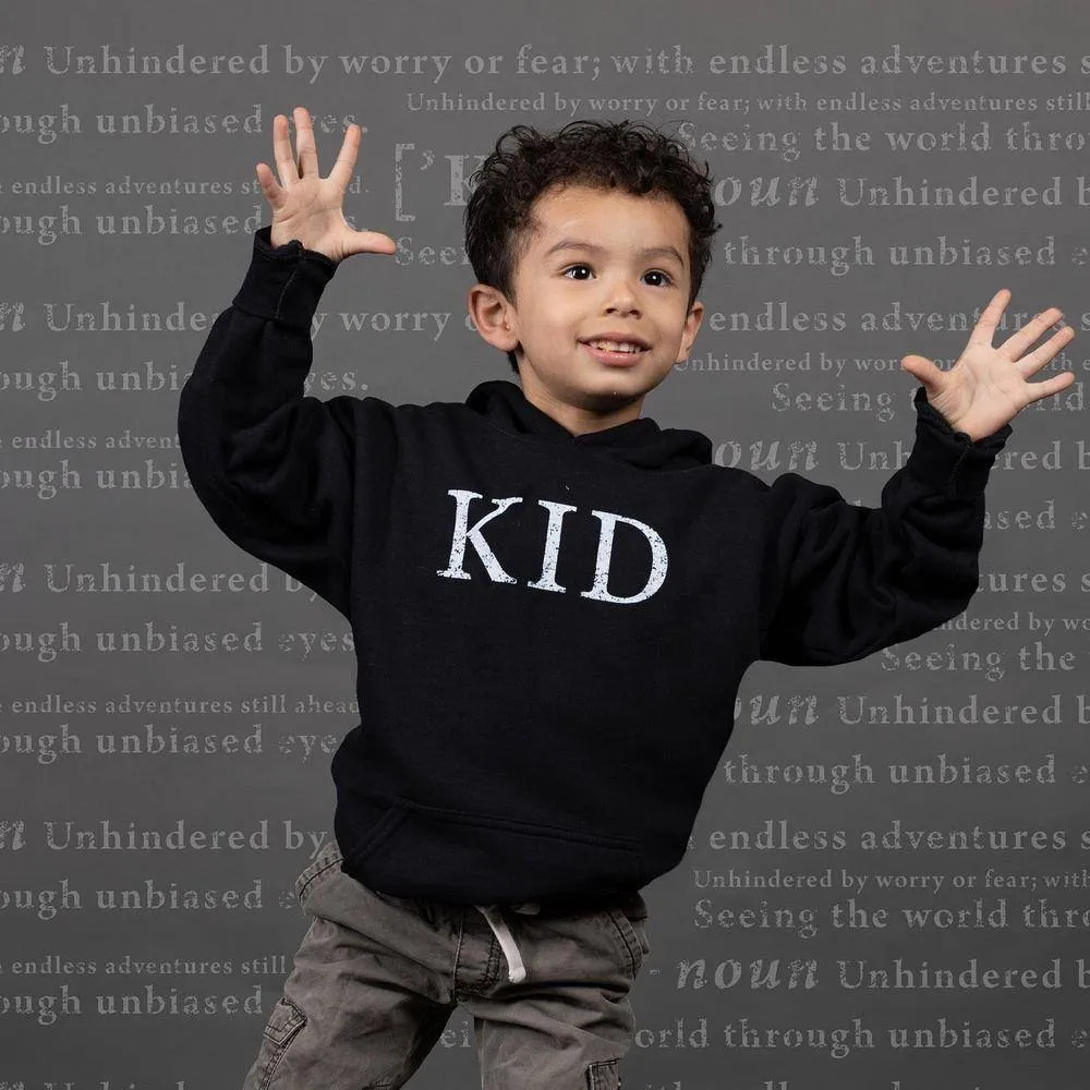 Youth Kid Defined Hoodie - Black